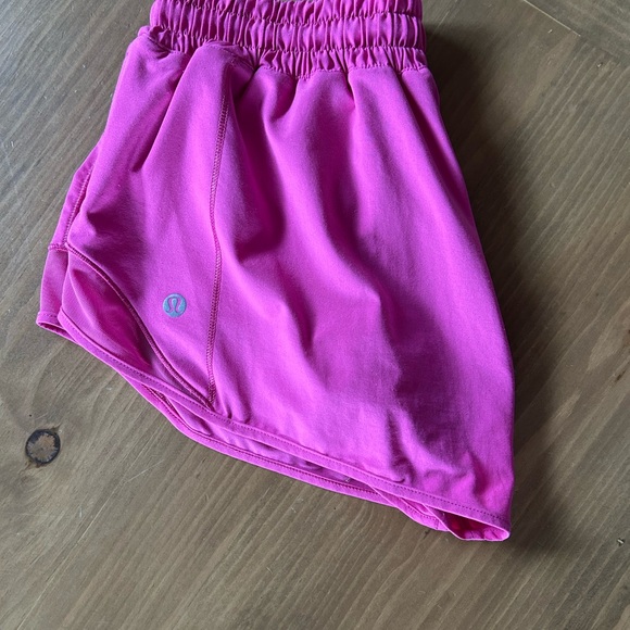 lululemon athletica Women's Vibrant Pink Athletic Shorts - Picture 1 of 10
